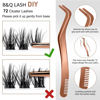 Picture of DIY Lash Extension Kit B28 Lash Cluster B&Q DIY Eyelash Extension Kit Individual Lashes Eyelash Clusters with Mascara Brush Eyelash Glue Remover Lash Applicators for DIY Eyelashes Extensions (Kit,B28)