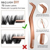 Picture of DIY Lash Extension Kit B05 Lash Cluster B&Q DIY Eyelash Extension Kit Individual Lashes Eyelash Clusters with Mascara Brush Eyelash Glue Remover Lash Applicators for DIY Eyelashes Extensions (Kit,B05)