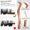 Picture of DIY Lash Extension Kit B06 Lash Cluster B&Q DIY Eyelash Extension Kit Individual Lashes Eyelash Clusters with Mascara Brush Eyelash Glue Remover Lash Applicators for DIY Eyelashes Extensions (Kit,B06)