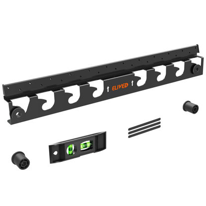 Picture of ELIVED No Stud TV Wall Mount, Studless TV Mount for Most 19-55 Inch TVs, Max VESA 400x400mm Up to 88 lbs, No Drill Wall Mount TV Bracket for Drywall, No Damage, Easy Install TV Hanger, Ultra Slim