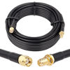 Picture of XRDS -RF 25ft RP-SMA Male to RP-SMA Female Coax Cable, RG58 RP-SMA WiFi Antenna Extension Coax Cable for WiFi LAN Router Wireless Network Card Adapte