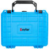 Picture of Eylar Protective Camera Hard Case Water & Shock Proof w/Foam, TSA Standards 9.12 inch 7.56 inch 4.37 inch (Light Blue)