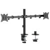 Picture of Mount-It! Dual Monitor Desk Mount, Dual Monitor Arm Fits 2 Monitors max. 32" / 19.8 lbs, Full Motion Adjustment Monitor Mount with C-Clamp and Grommet, Swivel, Tilt, Rotation, VESA 75 & 100, Black