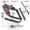 Picture of USA GEAR Camera Sling Shoulder Strap - Adjustable Neoprene, Safety Tether, Accessory Pocket, DSLR Strap Quick Release - Compatible with Canon, Nikon, Sony and More DSLR Mirrorless Cameras (Southwest)