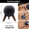 Picture of Real Wood Stand for Homepod Mini(2020 Released), Wooden Holder Tripod with Metal Frame,Safe Stable Mount with Anti-Slip Silicone pad Protects Home pod Mini Speaker Well (Color:Walnut)