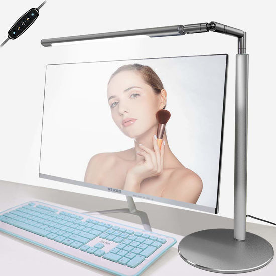 Picture of Cyezcor LED Desk Lamp,Screen Eye-Protection Lamp,USB Upowered Computer Monitor Light, Task Lamp with 3 Color Temperature and 5 Adjustable Brightness，for Offices/Bedrooms/Dormitories