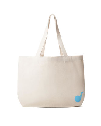 Picture of Soundcore Tote Bag, Long Handle with an Exterior Pocket, Natural Cotton, Made for Travel, Shopping, and Work