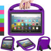 Picture of Kids Case for All-New н𝙳 10Tablet(11th Generation, 2021 Release)- DICEKOO Lightweight Shockproof Cover Case with Handle Stand for 10" Tablets- Purple