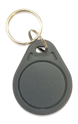 Picture of 10 Thin 26 Bit Proximity Key Fobs Weigand Prox Keyfobs Compatable with ISOProx 1386 1326 H10301 Format Readers. Works with The vast Majority of Access Control Systems