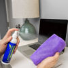 Picture of Screen Mom Screen Cleaner Kit 8oz (2-Pack) for LED & LCD TV, Computer Monitor, Electronics, Phone, Laptop Cleaning, iPad, and Flat Screen - Includes (2) 8oz Spray Bottles & Large Microfiber Cloths