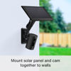 Picture of Holicfun 2-in-1 Security Camera and Solar Panel Wall Mount for Ring, Eufy, Arlo, Wyze, Reolink Solar Panels and Cams (White)