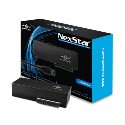 Picture of Vantec CB-ST00U3 NexStar USB 3.0 to SATA 6Gbps Optical/Storage Adapter, Black