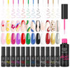 Picture of modelones Gel Nail Polish Set Gel Polish Nail Varnish Collection MO-DF0113