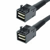 Picture of 2 Pack 12G Internal Mini SAS HD SFF-8643 to SFF-8643 Cable, 0.5m Internal Mini SAS to Mini SAS Cable, 36 Pin, with Sideband, 100 Ohm, Flexible, Support RAID, PCIE Controller, 0.5-Meter(1.6ft)