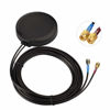 Picture of Bingfu 4G LTE Cellular GPS Adhesive Magnetic Mount Antenna for Vehicle Car Truck Bus Van 4G LTE GPS Tracker Real Time Tracking Mobile DVR Security Camera Video Recorder Industrial Gateway Modem Router