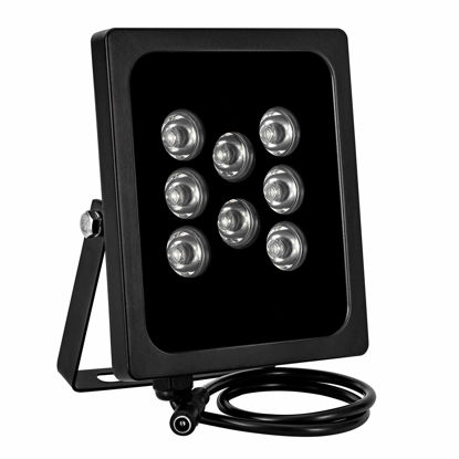 Picture of EVERSECU IR Illuminator 90 Degree Wide Angle 8-LEDs IR Infrared Light for Security Cameras, Waterproof Outdoor IR Light for CCTV IP Camera