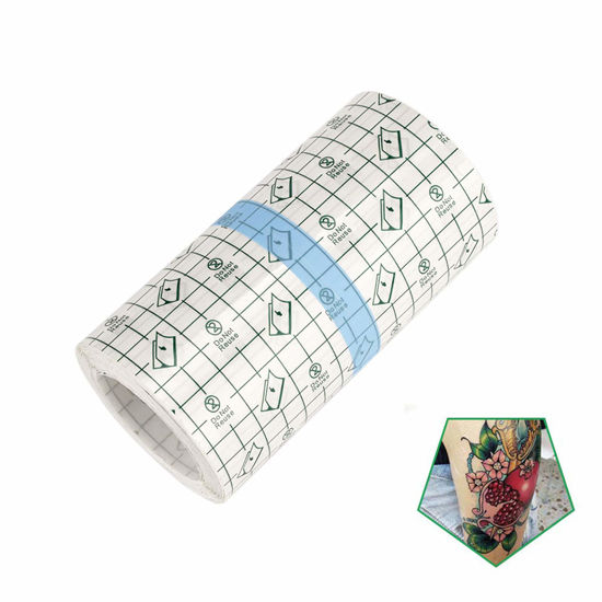 1272597 tattoo aftercare bandage roll 6x 10 yard waterproof transparent film for tattoo initial healing and 550