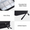 Picture of DDgro Travel Packing Organizer Pouches for Keeping Electronic Tech Accessories Cables Cords Charger Power Bank Mouse Earphones (Black, 2pcs-M)