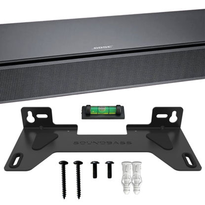 Picture of TV Speaker Wall Mount Kit Compatible with Bose TV Speaker Complete with All Mounting Hardware, Designed in The UK by Soundbass