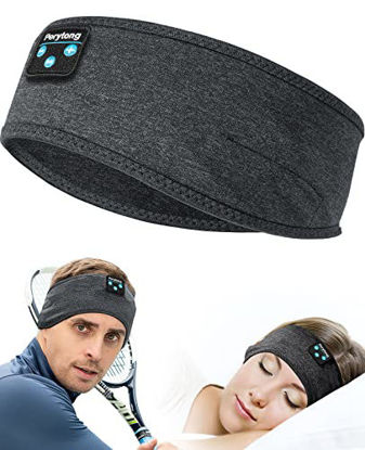 Picture of Perytong Sleep Headphones Bluetooth Sleeping Headband Headband Headphones - Headphones for Sleep - Sleeping Headphones for Side Sleepers,Birthday Father Mother Valentine's Day Gifts for Women Men