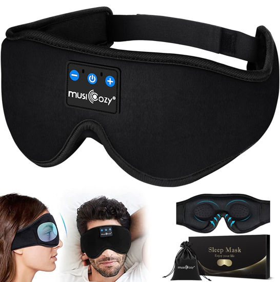 GetUSCart MUSICOZY Sleep Headphones 3D Sleep Mask Bluetooth 5.2