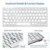 Picture of Wireless Bluetooth Keyboard and Mouse Set, Portable Slim Silent Cordless Keyboard and Mouse Combo Compatible with iPad/Mac/MacBook/Android/Windows/PC/Computer