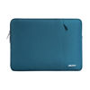 Picture of MOSISO Laptop Sleeve Bag Compatible with MacBook Air 15 inch M2 A2941 2023/Pro 15 A1990 A1707, 15 Surface Laptop 5/4/3,Dell XPS 15,HP Stream 14 inch, Polyester Vertical Case with Pocket, Deep Teal