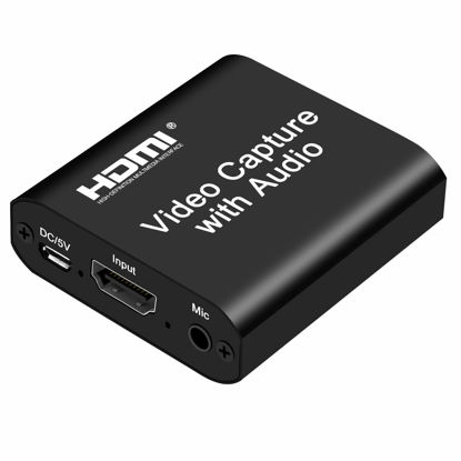 Picture of DIGITNOW Video Capture Card 4K HDMI Video Capture Device with Loop Out, Full HD 1080P Game Capture Video Recorder for Live Streaming, Broadcasting or Video Conference