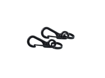 Picture of Vi Vante Camera Quick Release Set for Cameras w/Round Strap lugs Titanium Rings (Black) Blackout