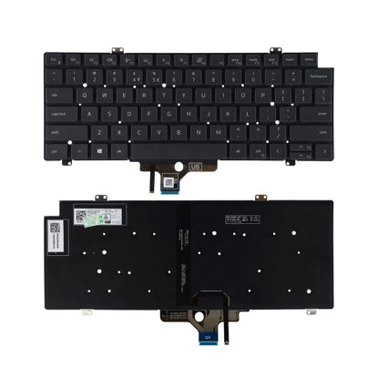 Picture of SUNMALL Replacement Keyboard Compatible with Dell Latitude 5420 5421 5430 7420 7520 2021 Series Laptop with Backlit US Layout