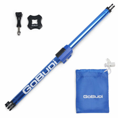 Picture of GoBUDi Adjustable Extension Pole Compatible with All GoPro Hero Cameras (1 Adjustable)