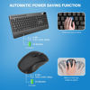 Picture of Wireless Keyboard and Mouse Combo, Acebaff 2.4G Full-Sized Ergonomic Keyboard Mouse, 3 DPI Adjustable Cordless USB Keyboard and Mouse with Palm Rest, Quiet Click for Computer/Laptop/Windows/Mac