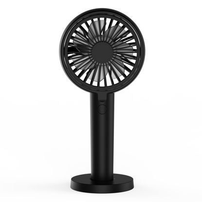 Picture of MACMRD Portable Handheld Fan, Powerful Personal Mini Fan Hand Fan 3 Speed Adjustable USB Rechargeable for Home Office Outdoor Travel