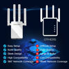 Picture of WiFi Extender, 2023 New WiFi Extender Signal Booster for Home, WiFi Booster Covers Up to 9995 Sq.ft and 40 Devices, Internet Booter with Ethernet Port, 1-Tap Easy Setup