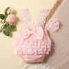 Picture of Newborn Photography Outfits Girl Newborn Photography Props Lace Romper Newborn Baby Photo Shoot Outfits Girls Photo Props YLSTEED (Strap Style - Pink)