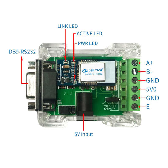 Getuscart Dsd Tech Sh B W Wifi To Rs Rs Dtu Adapter