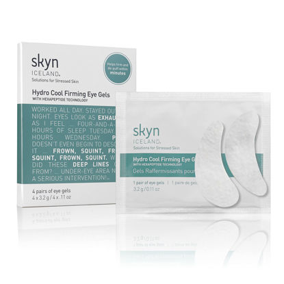 Picture of skyn ICELAND Hydro Cool Firming Eye Gels: Under-Eye Gel Patches to Firm, Tone and De-Puff Under-Eye Skin, 4 Pairs