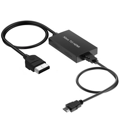 Picture of Sheiaier Original Xbox to HDMI Converter with HDMI Cable, HDMI Adapter Video Audio Converter Adapter for Original Xbox