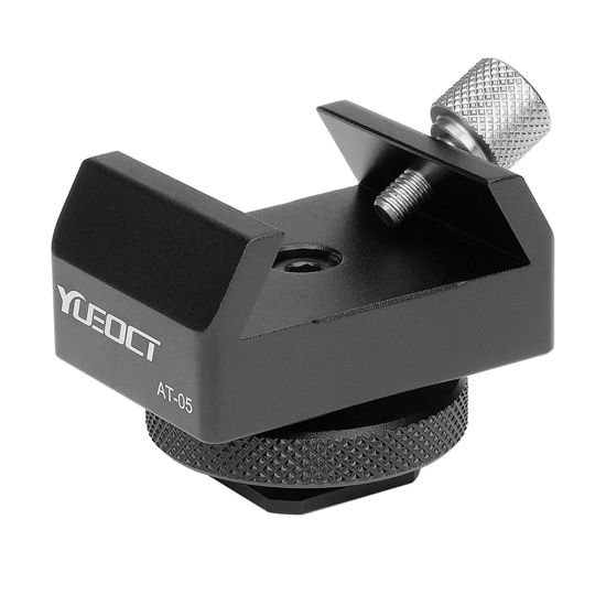 Picture of Metal Telescope Finderscope Mount Adapter Finder Scope Base Dovetail Bracket with 1/4" Threaded Hole for Video DSLR Mirrorless Camera Flash Hotshoe Coldshoe Hot Cold Shoe Sky Astrophotography