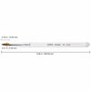 Picture of PANA Pure Kolinsky Hair Acrylic Nail Brush - Round Clear Acrylic Handle (Size 6) - Nail Brush for Acrylic Nail Application, Nail Extension, Manicure Pedicure Salon Beginner and Professional