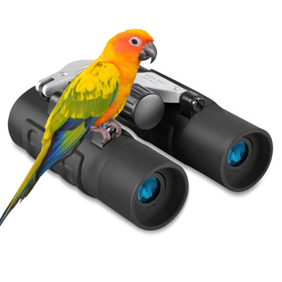 Picture of OuYteu Binoculars 122x1000 Compact with Clear Low Light Vision, Large Eyepiece Binocular for Adults Kids,High Power Easy Focus Binoculars for Bird Watching,Outdoor Hunting,Travel,Sightseeing