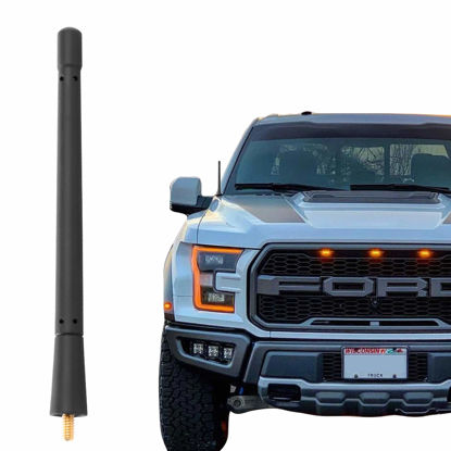 Picture of KSaAuto Stubby Antenna for Ford F150 F-150 2009-2023, Truck Ford F150 Antenna Short, 7 Inch Car Antenna Replacement Ford F150 Accessories for AM FM Reception