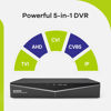 Picture of 16 Channel Security CCTV DVR with 2TB Hard Drive, SANNCE 1080p Lite 5-in-1 Hybrid Video Recorder for 2MP TVI AHD CVI CVBS Analog IP Security Cameras, Motion Alerts, Remote Access, 24/7 Recording