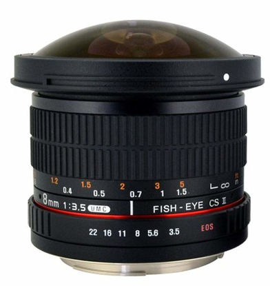 Picture of Rokinon HD HD8M-P 8mm f/3.5 HD Fisheye Lens with Removable Hood for Pentax