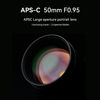 Picture of 7artisans 50mm F0.95 Large Aperture Manual Prime Lens APS-C for Olympus/Panasonic M43 Mirrorless Cameras Like E-P1/E-P2/E-P3/E-P5 & GH1/GH2/GH3/GH4/GH5