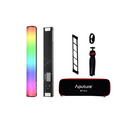 Picture of Aputure MT Pro RGB Light Wand 7.5W Output Bi-Color 2000K -10000KPixel-Mappable RGBWW Mini LED Tube Support Sidus Link App/DMX/RDM Control (30cm)