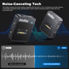 Picture of GODOX Movelink M2 II Wireless Microphone System (Black), 2.4Ghz Lavalier Mic with Charging Case 100m Noise Cancelling, 2 TX+1RX for Smartphones, Cameras, Vlog, Interview, Livestreaming