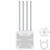 Picture of WiFi 6 Outdoor Wireless Access Point, WAVLIN AX1800 Outdoor WiFi Extender Long Range with 4x8dBi Antennas,PoE Powered,IP67 Weatherproof,Gigabit Port,Up to 128 Devices for Farm,Yard,RV,Campsite,Park