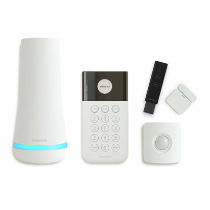 Picture of SimpliSafe 5 Piece Wireless Home Security System - Optional 24/7 Professional Monitoring - No Contract - Compatible with Alexa and Google Assistant,White