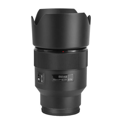 Picture of Meike 85mm F1.8 Auto Focus Medium Telephoto STM Stepping Motor Full Frame Portrait Lens Compatible with Sony E Mount Mirrorless Cameras